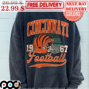 Cincinnati Bengals 1967 Football Vintage Shirt