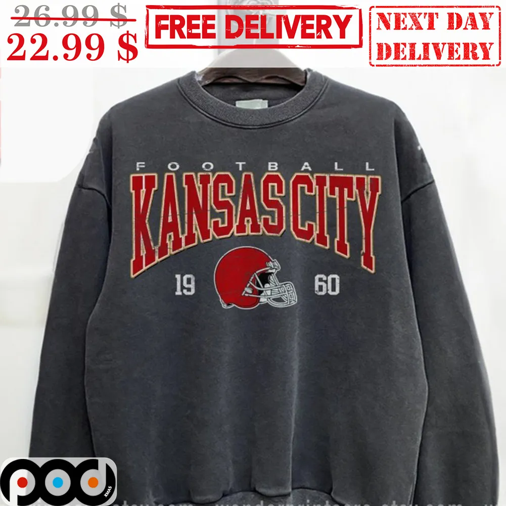 Kansas City Chiefs Football 1960 Helmet Vintage Shirt