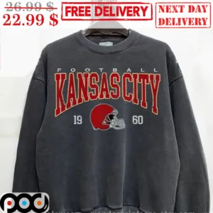 Kansas City Chiefs Football 1960 Helmet Vintage Shirt