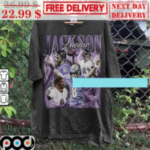 Lamar Jackson Baltimore Ravens Bootleg NFL Vintage Shirt