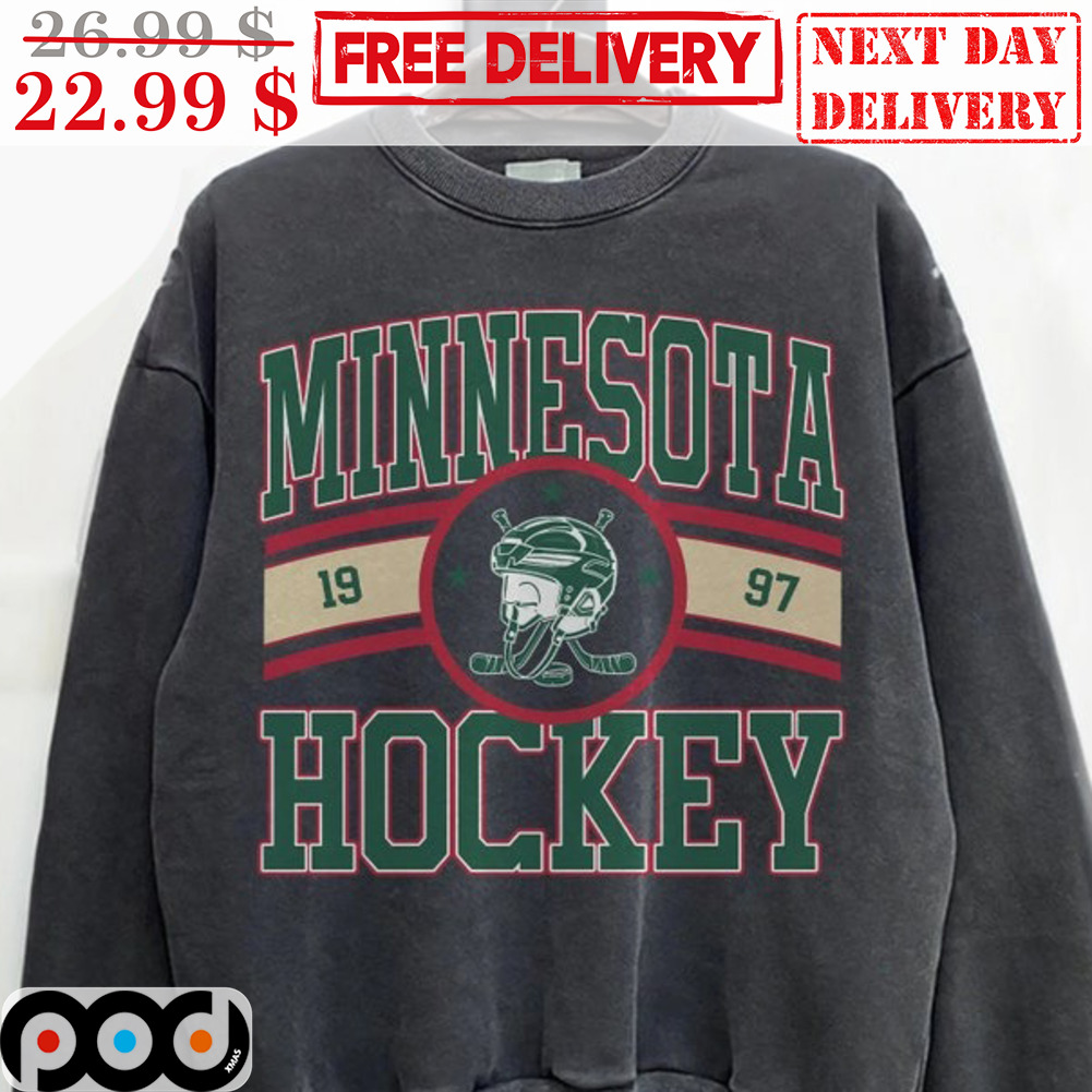 Minnesota Wild Hockey Est 1997 Helmet NHL Shirt Minnesota Wild Hockey Est 1997 Helmet NHL Shirt