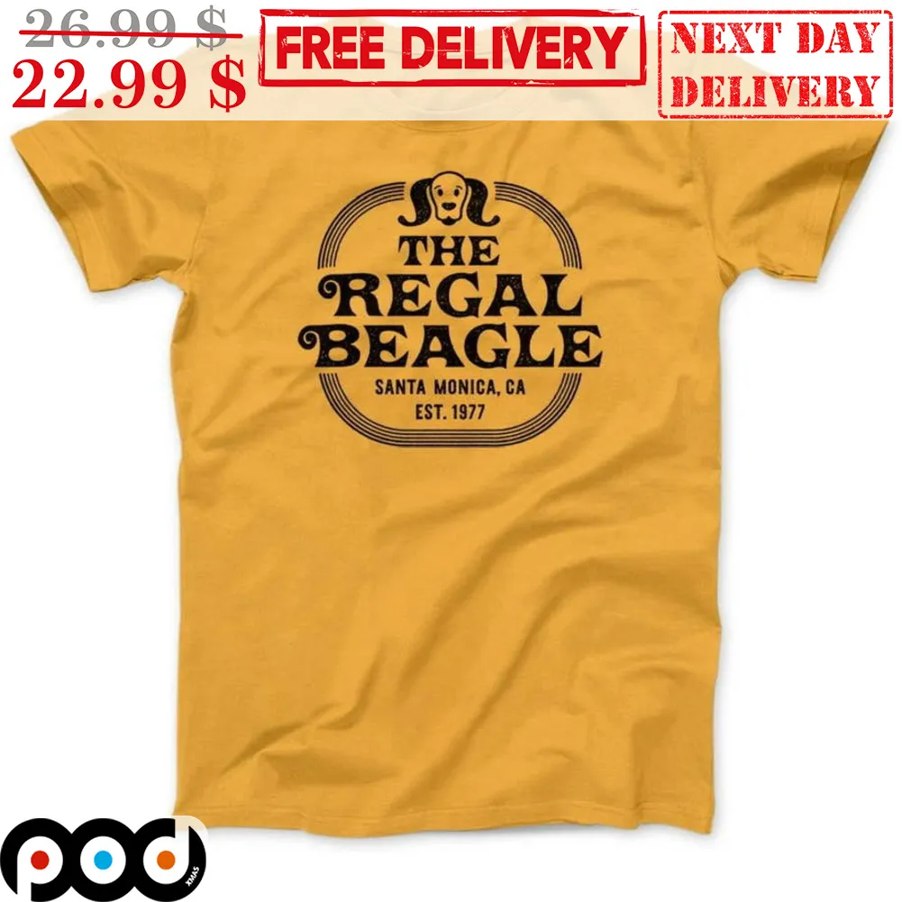 Dog The Regal Beagle Santa Monica Shirt