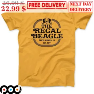 Dog The Regal Beagle Santa Monica Shirt