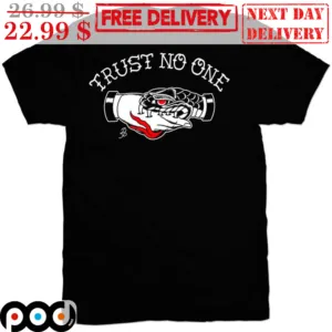 Handshake Snake Bite Trust No One Shirt