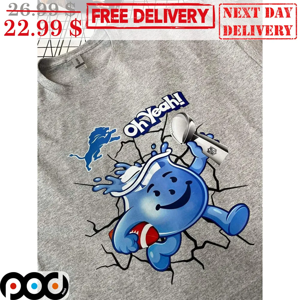 Kool Aid Oh Yeah Detroit Lions NFL Shirt