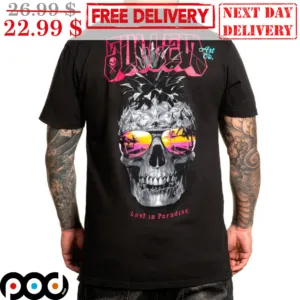 Skull Pineapple Lost In Paradise Shirt