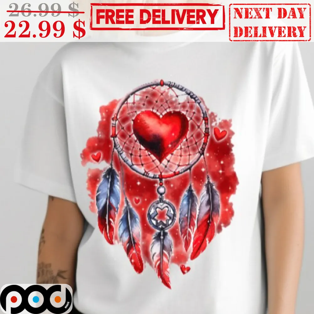 Native Indian Red Dreamcatcher Shirt