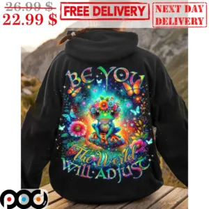 Frog Be You The World Will Adjust Hippie Graphic Shirt