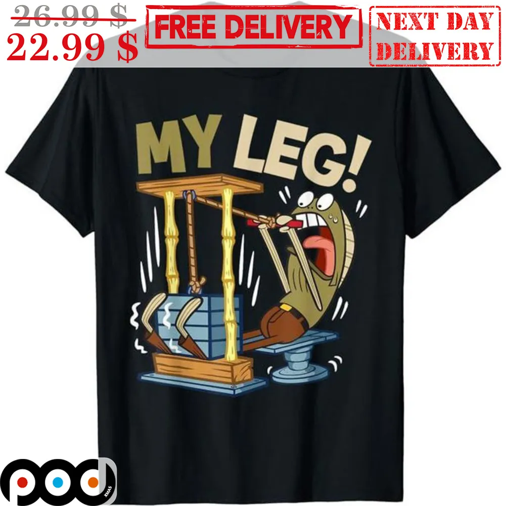 Fred Spongebob My Leg Shirt