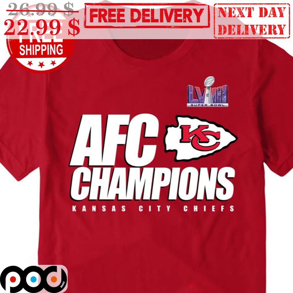 Kansas city chiefs afc sales championship shirt