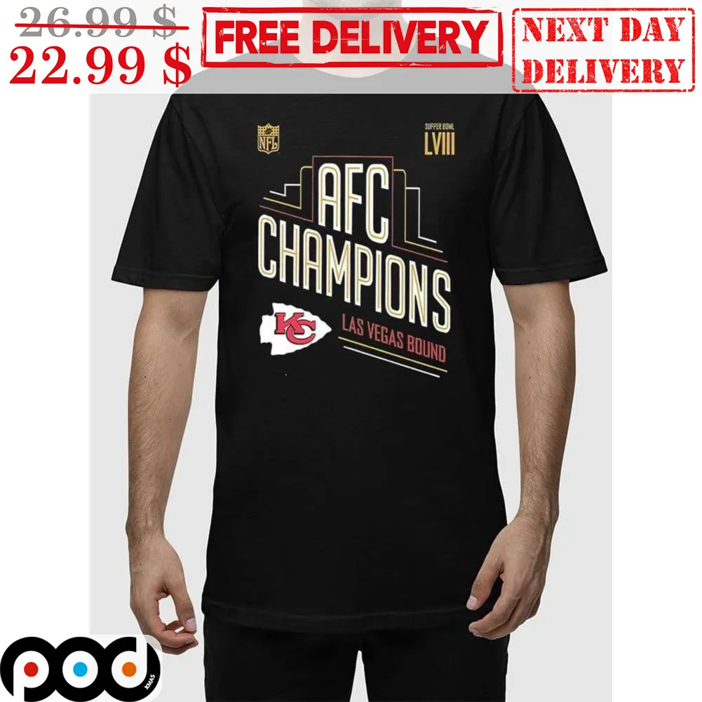 AFC Champions Las Vages Bound Super Bowl 2024 Shirt