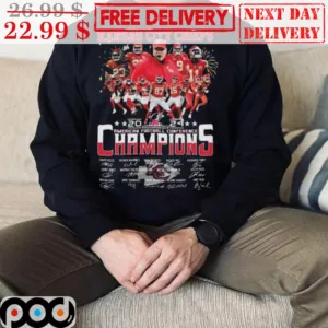 Kansas City Chiefs 2024 AFC Champions Signature Signature Shirt