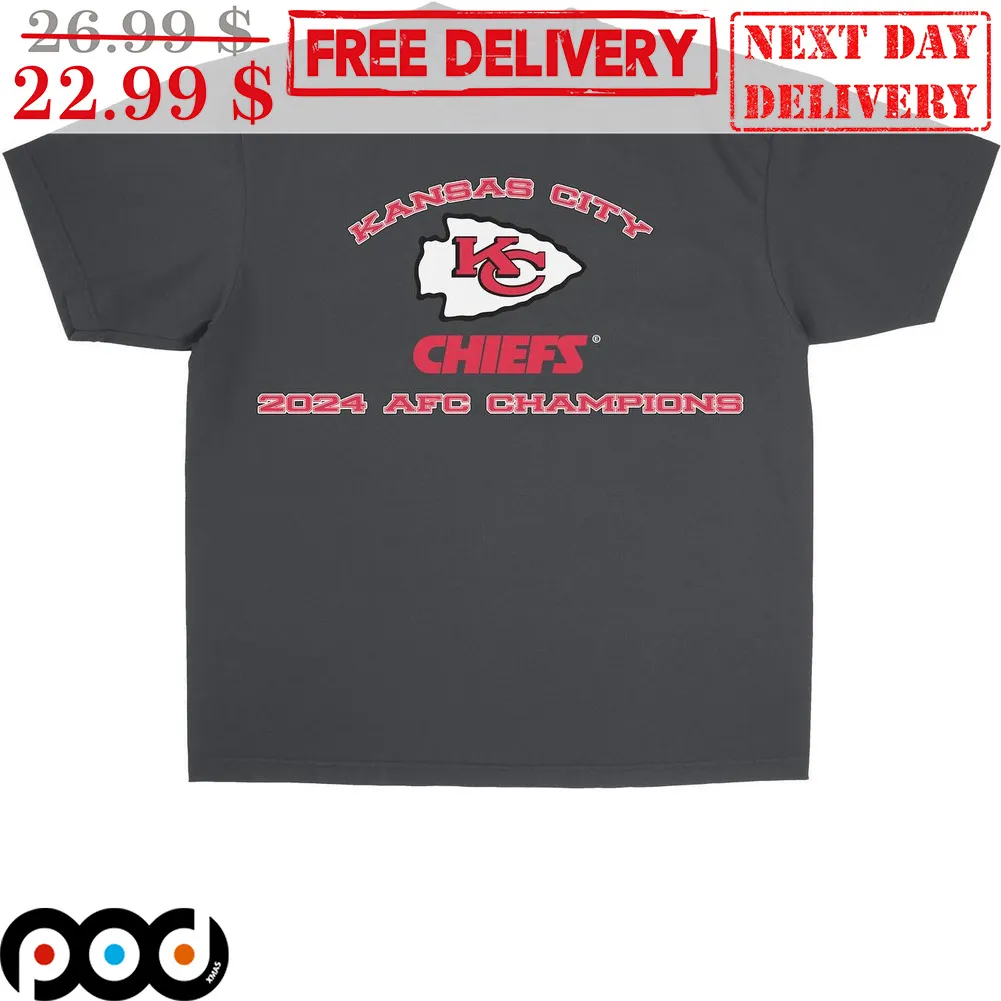 Kansas City Chiefs 2024 AFC Champions Super Bowl Shirt