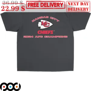Kansas City Chiefs 2024 AFC Champions Super Bowl Shirt