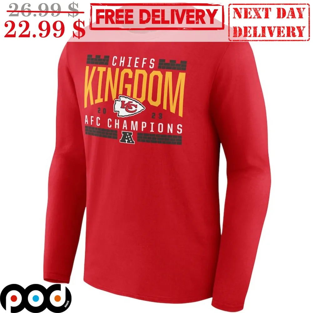Kansas City Chiefs Kingdom AFC Champions NFL Super Bowl 2024 Shirt