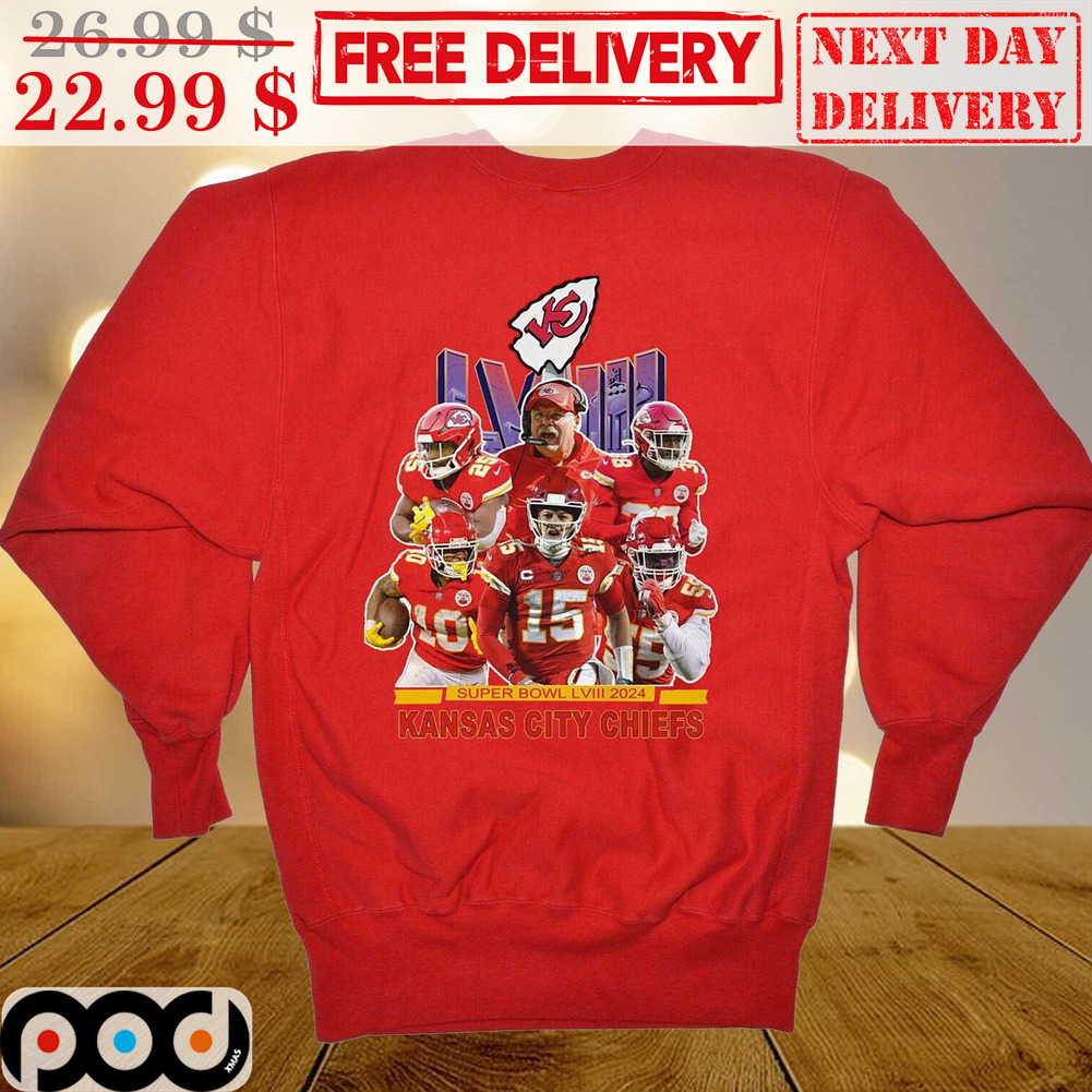 Kansas City Chiefs Super Bowl 2024 Team Champions Signature Shirt Kansas City Chiefs Super Bowl 2024 Team Champions Signature Shirt