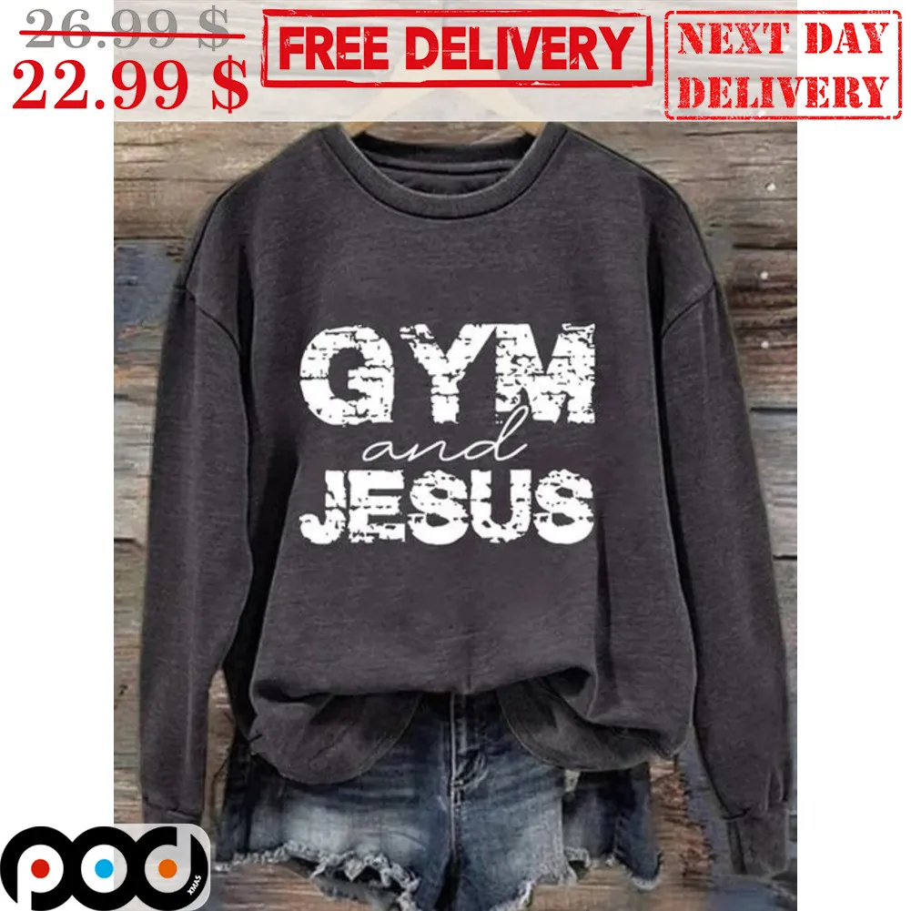 Gym And Jesus Vintage Shirt