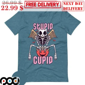 Skeleton Angel Devil Stupid Cupid Shirt