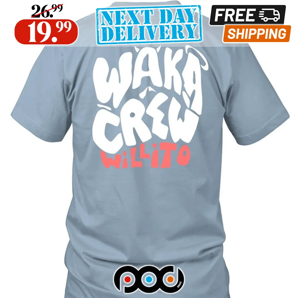 Wakamerch Waka Crew Washed Powder Willito Shirt