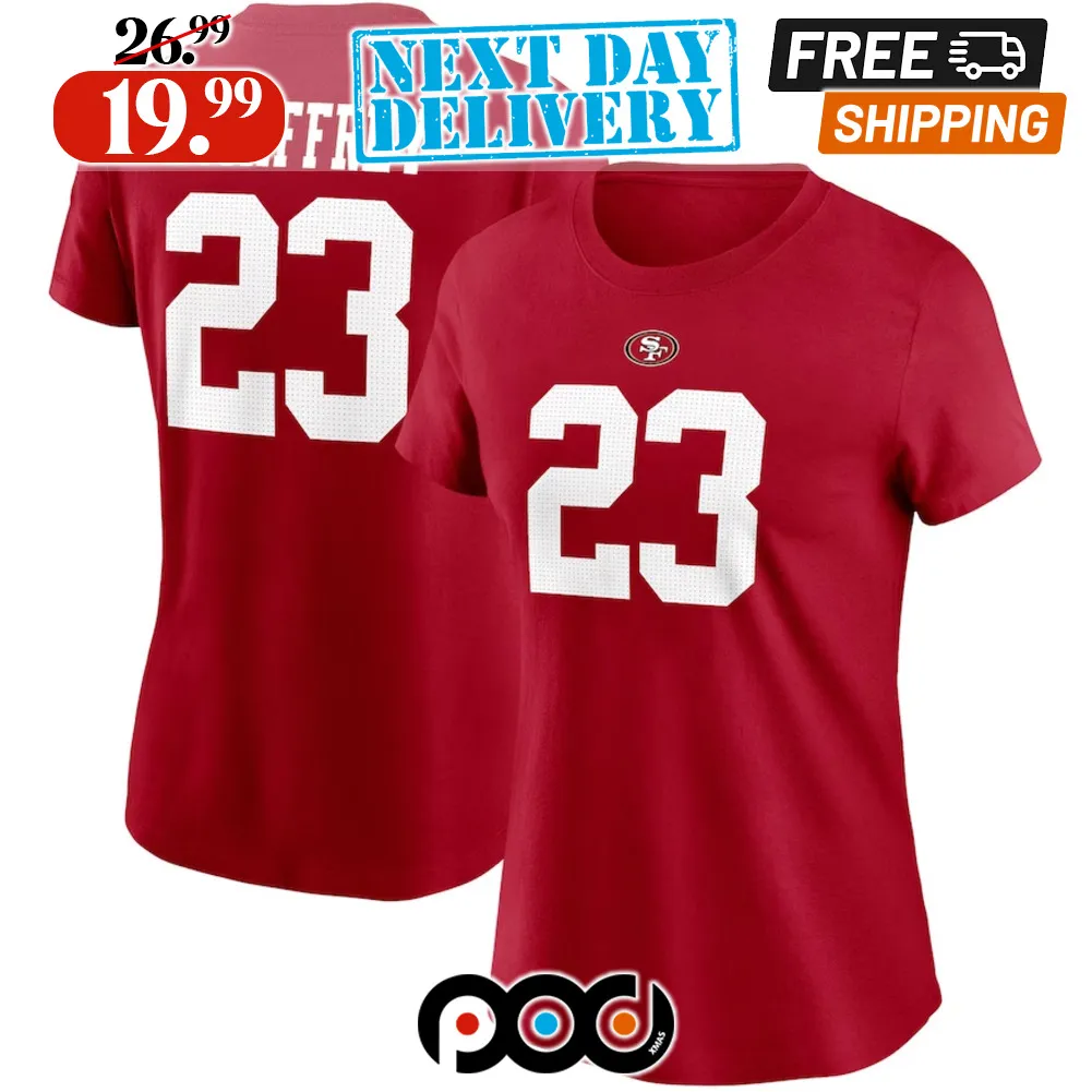 Christian McCaffrey 23 San Francisco 49ers Super Bowl LVIII Shirt