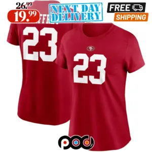 Christian McCaffrey 23 San Francisco 49ers Super Bowl LVIII Shirt