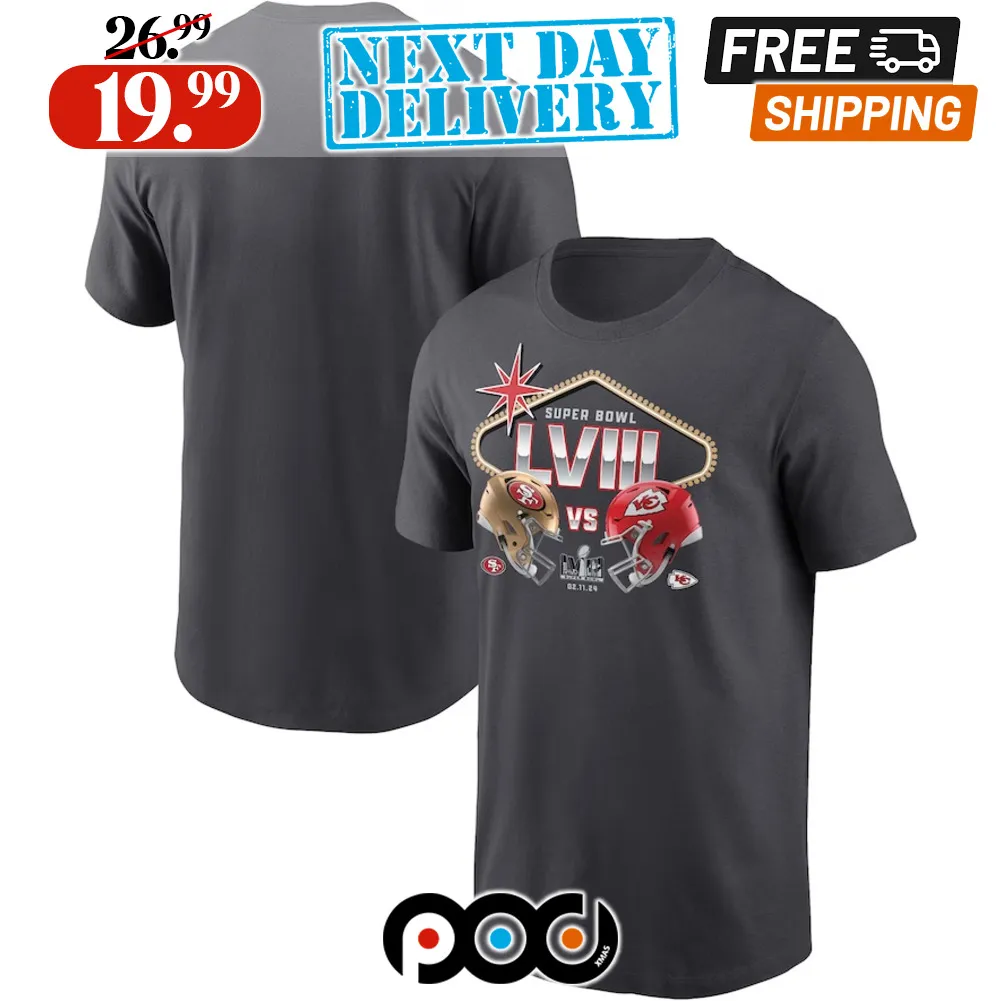 Kansas City Chiefs vs San Francisco 49ers Super Bowl LVIII Matchup Shirt