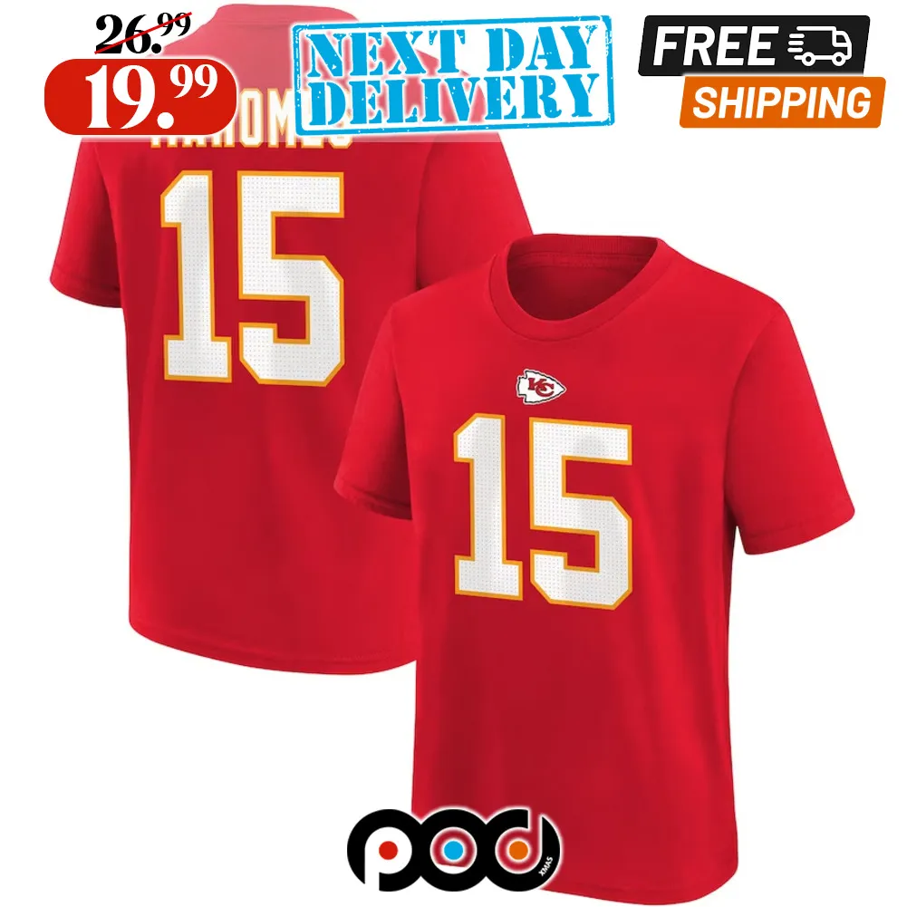 Patrick Mahomes Kansas City Chiefs Preschool Super Bowl LVIII 2024 Shirt
