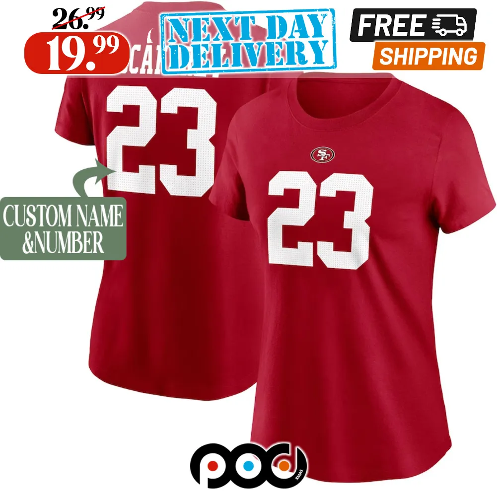 Personalized San Francisco 49ers Player Name & Number Super Bowl LVIII Shirt