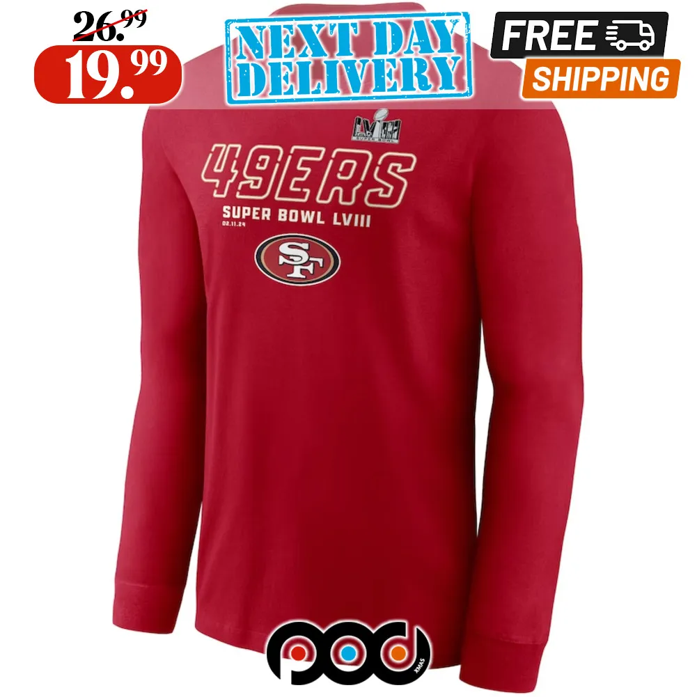 San Francisco 49ers Super Bowl LVIII 2024 Shirt