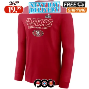 San Francisco 49ers Super Bowl LVIII 2024 Shirt