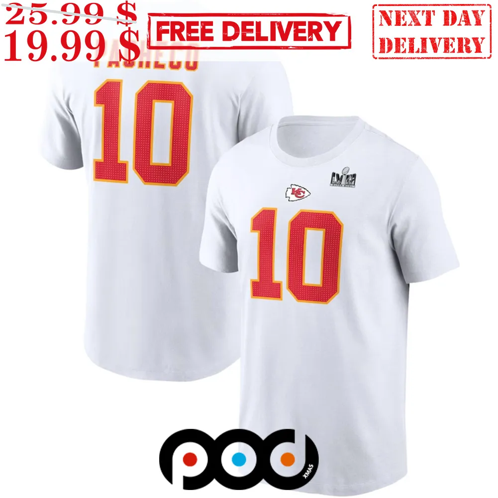 Pacheco 10 Kansas City Chiefs NFL Shirt
