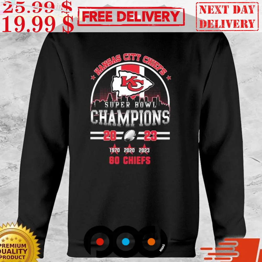 Kansas City Chiefs 2020 2023 Super Bowl LVII Champions Shirt