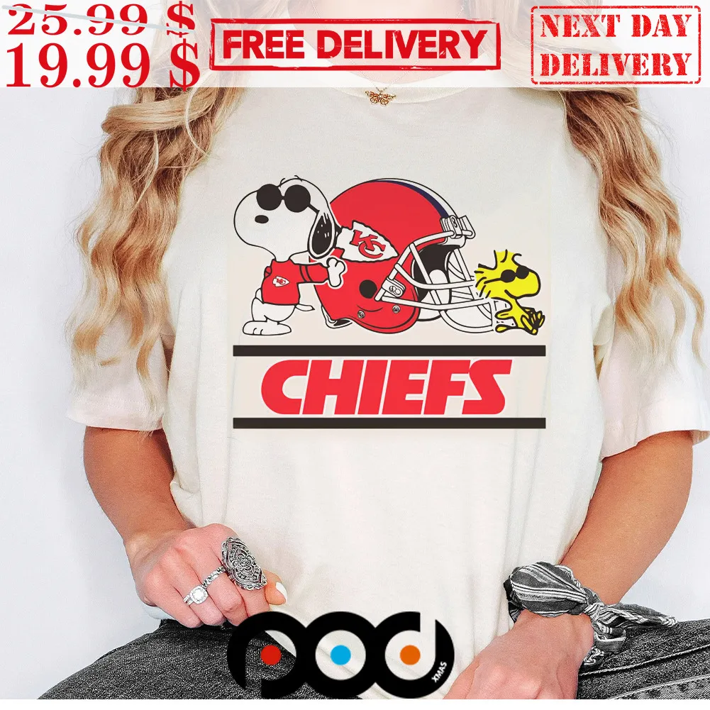 Kansas City Football Chiefs Snoopy And Friends Shirt