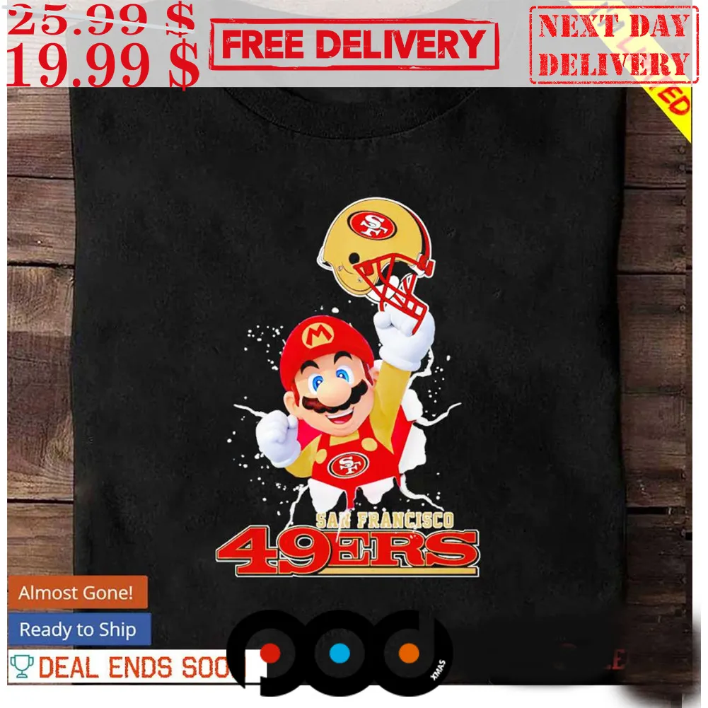 Mario Bros San Francisco 49ers Shirt