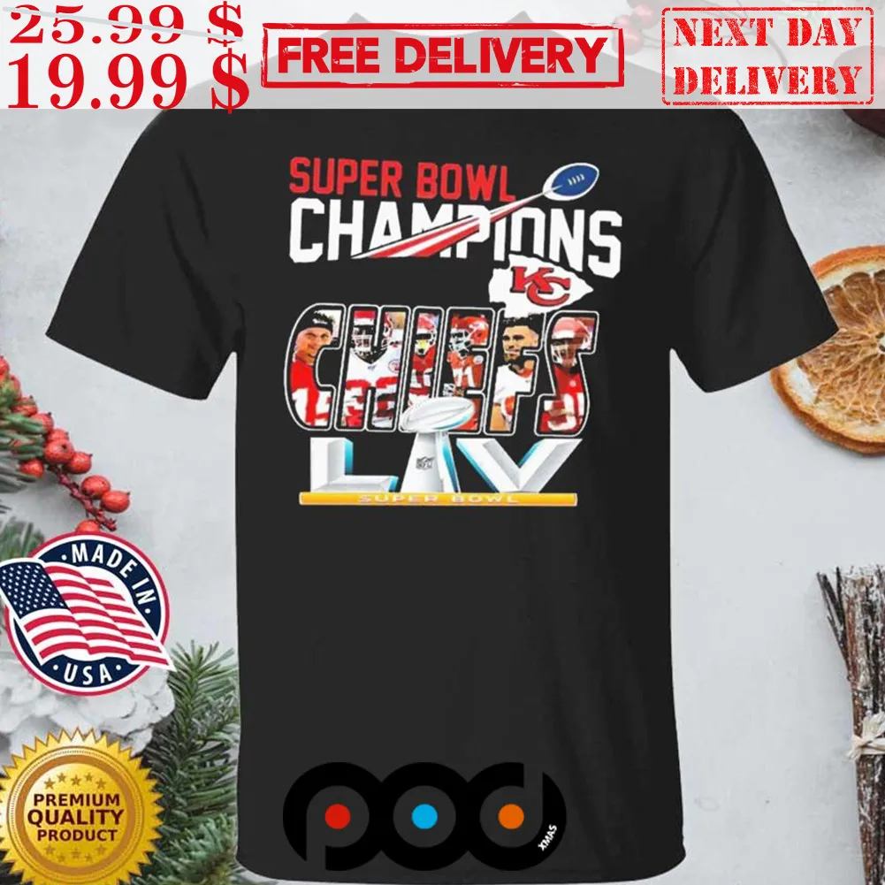 Kansas City Chiefs AFC Championship 2021 Super Bowl LIV Champions Shirt