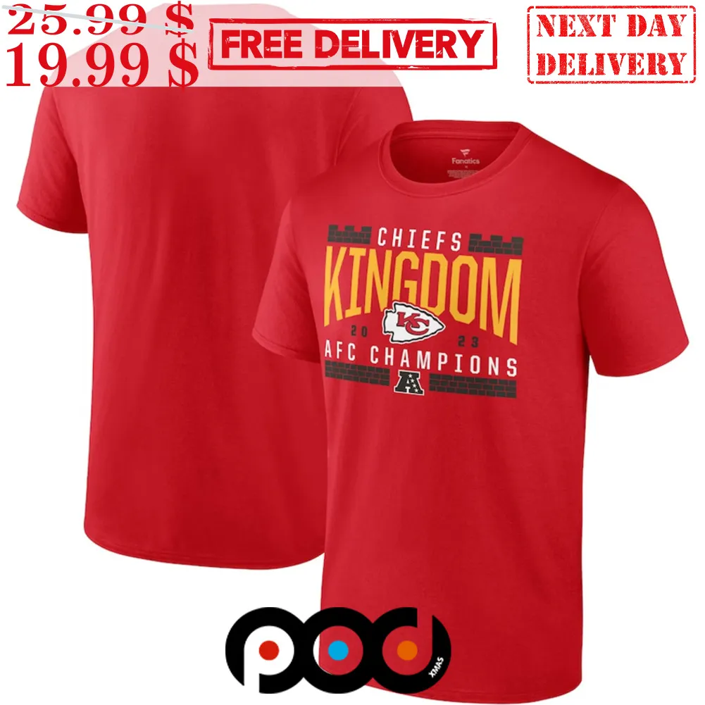 Kansas City Chiefs Fanatics Branded 2023 AFC Champions Shirt