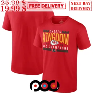 Kansas City Chiefs Fanatics Branded 2023 AFC Champions Shirt