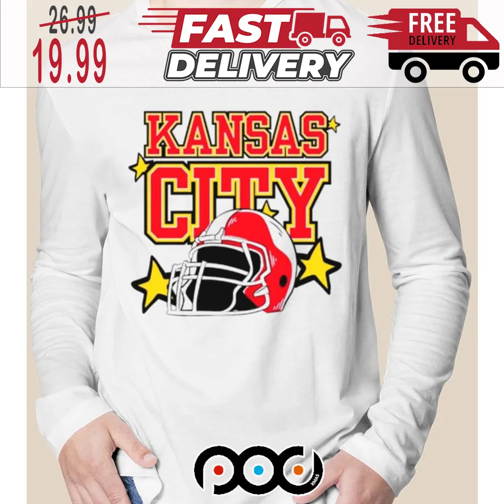 Kansas City Chiefs Helemt Stars Super Bowl NFL Shirt