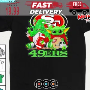 San Francisco 49ers Baby Yoda Happy St Patricks Day Shamrock Super Bowl NFL Shirt