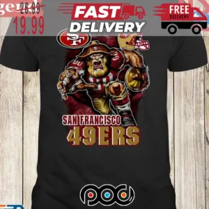 San Francisco 49ers Football Mascot 2023 Vintage Super Bowl NFL Shirt