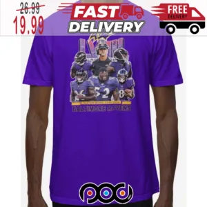 Super Bowl LVIII 2024 Baltimore Ravens NFL Shirt