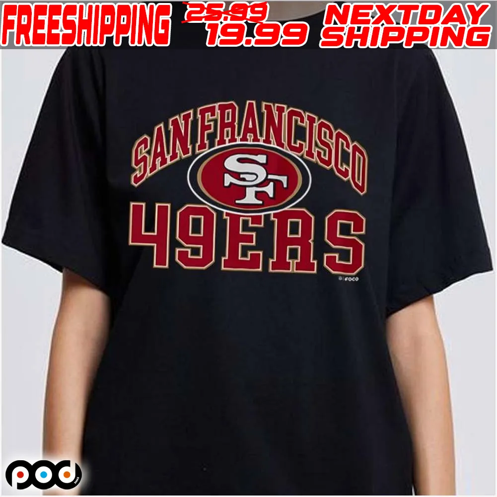 San Francisco 49ers Arched Wordmark Shirt