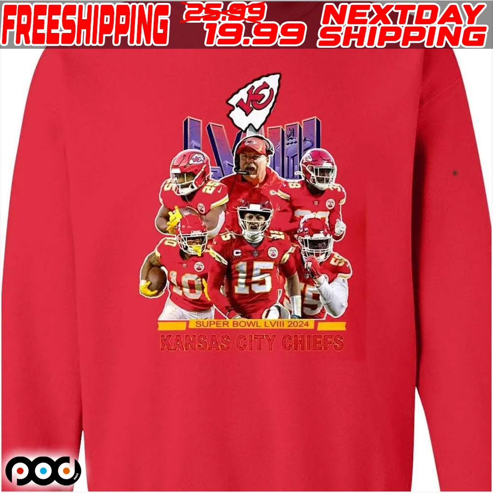 Kansas City Chiefs LVIII 2024 NFL Super Bowl 2024 Shirt