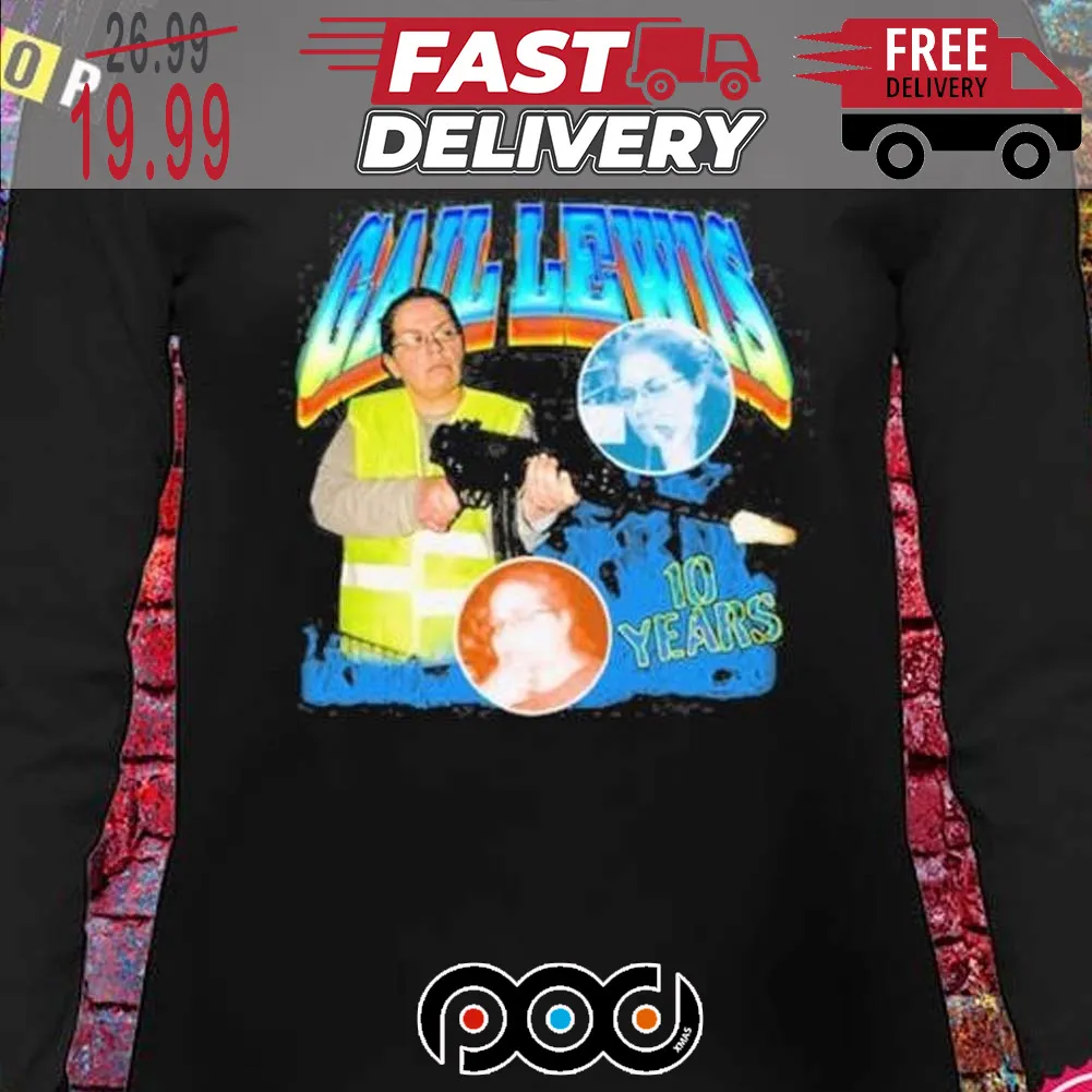 Danny Gail Lewis 10 Years Shirt