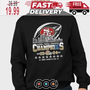 49ers 2024 National Football Conference Champions Super Bowl NFL Shirt