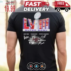 Kansas City Chiefs Team Lvii Super Bowl NFL Signature Shirt