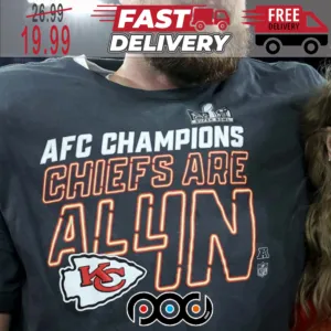 Kansas City Chiefs Travis Kelce 49ers Conference Championship Super Bowl NFL Shirt_