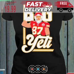 Travis Kelce Big Yeti Kansas City Chiefs Super Bowl NFL Shirt