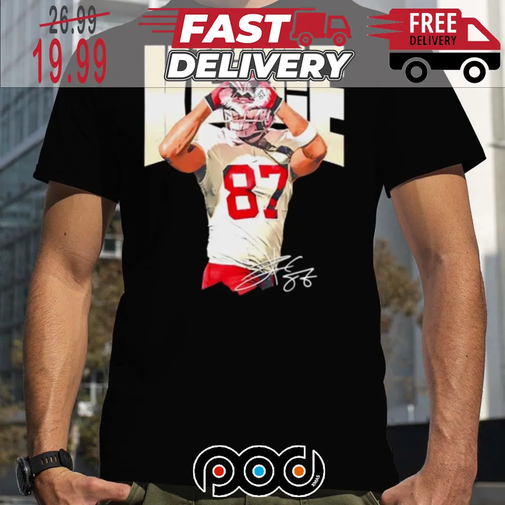 Travis Kelce Kansas City Heart Signature Super Bowl NFL Shirt