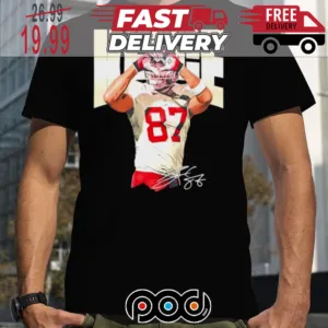 Travis Kelce Kansas City Heart Signature Super Bowl NFL Shirt